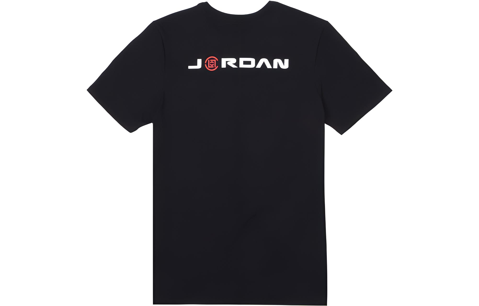 Мужская футболка Jordan x CLOT (черная) — фото 2