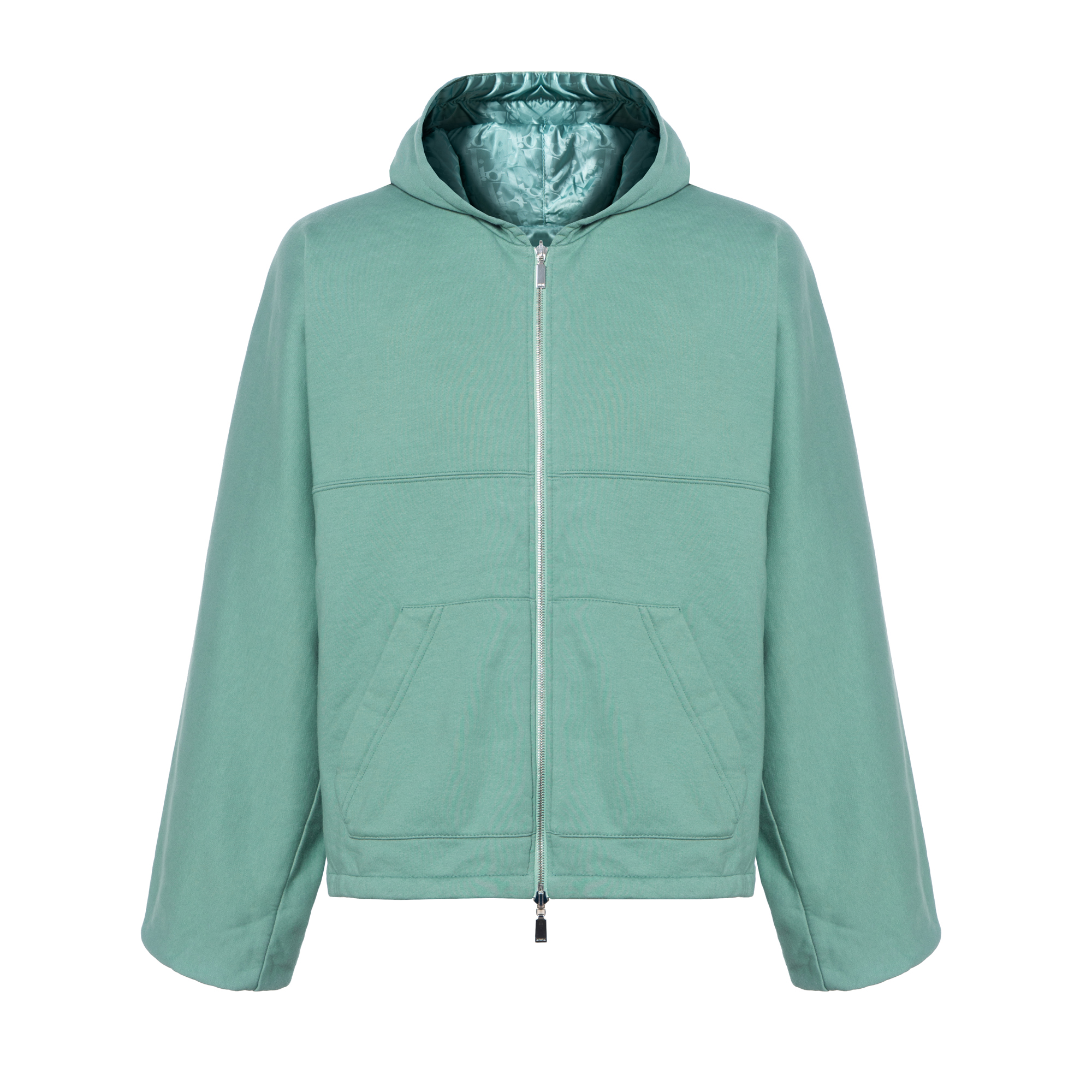 DIOR Double-sided sports green jacket with hood