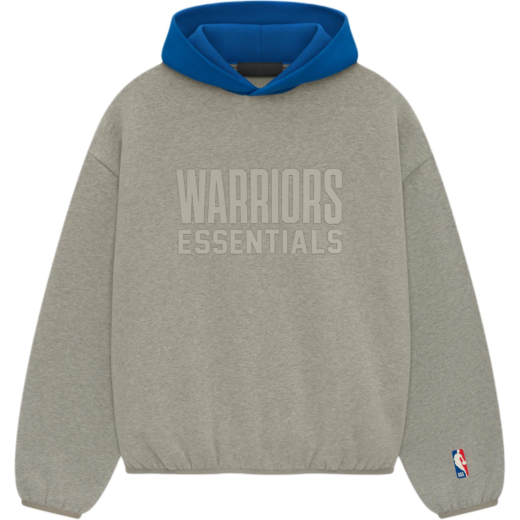 Худи Fear of God Essentials NBA Warriors (черное)