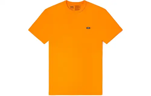 Vans T Shirts Unisex Yellow Crew Neck Moderate Straight Fit