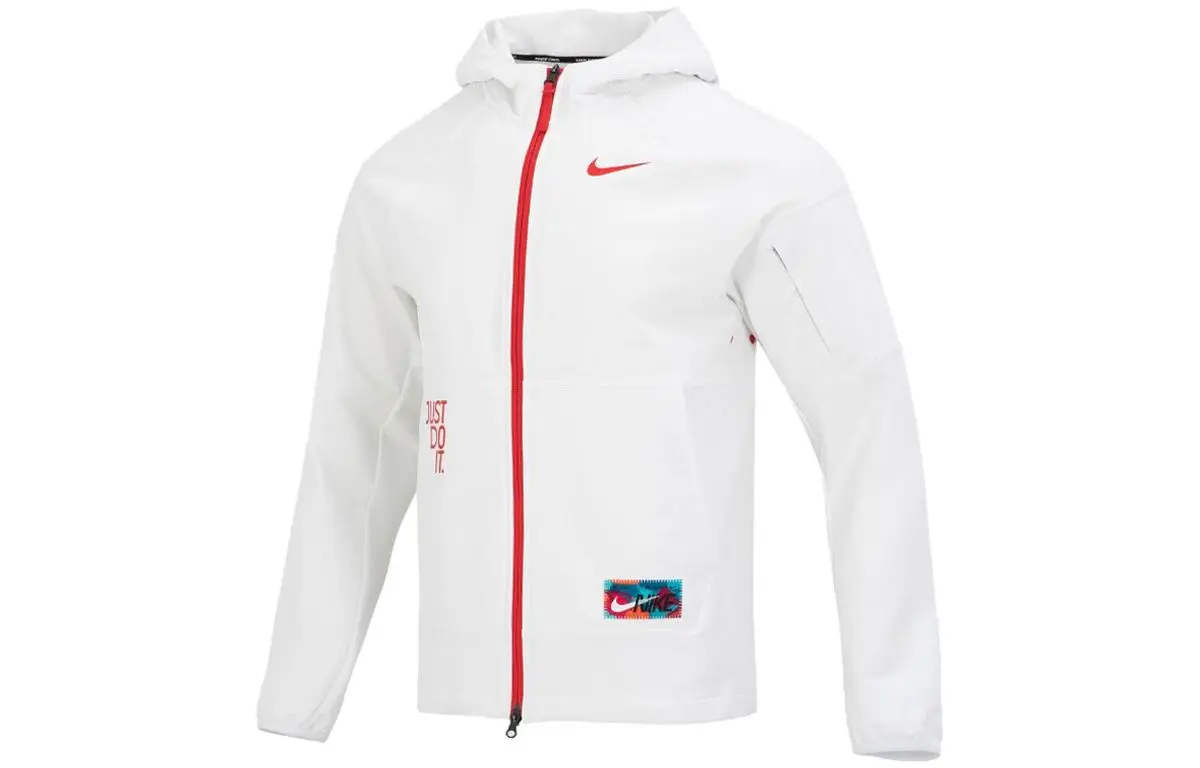 Nike Chinese New Year Jackets Men's White Hooded Moderate Other