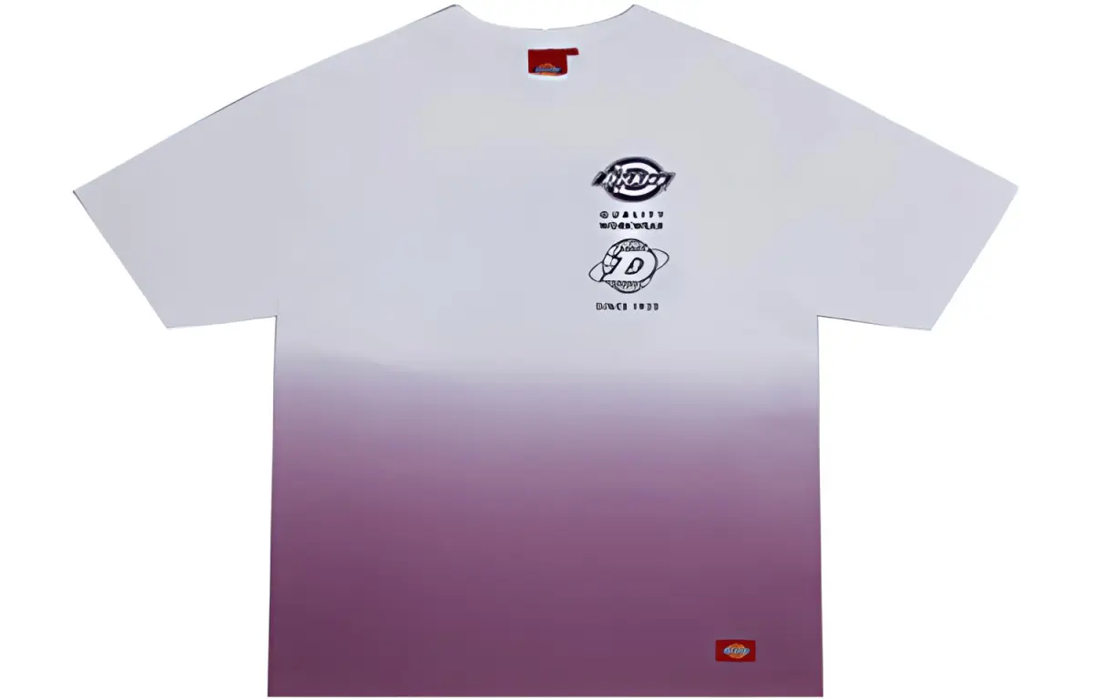 Dickies SS21 T Shirt Unisex White Purple