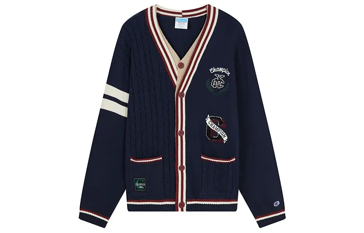 Champion Knitted Fabric Cardigan Men's