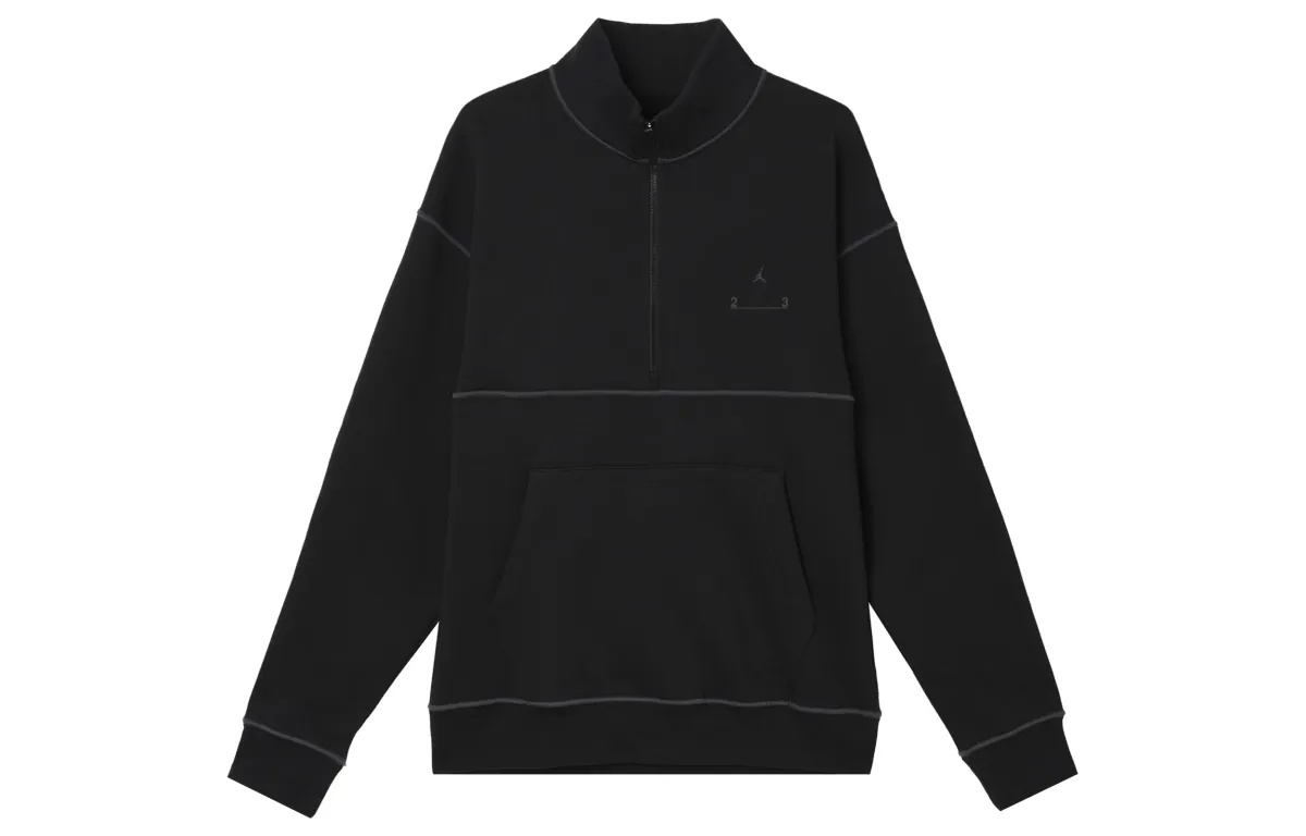 Jordan 23 Jackets Men's Black Stand Collar Moderate Other