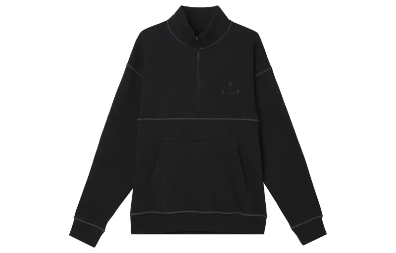 Jordan 23 Jackets Men's Black Stand Collar Moderate Other