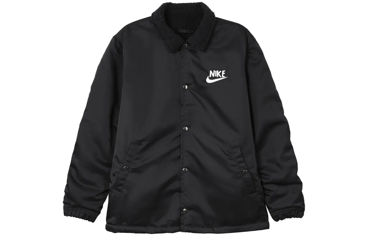 Nike Jackets Men's Black Lapel Moderate Other