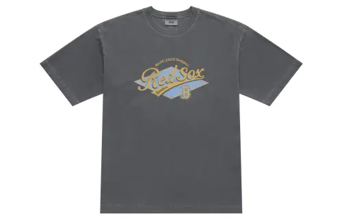 MLB MLB, classic fashionable retro sports comfortable T-shirt for leisure for men and women, oversize, with short sleeve