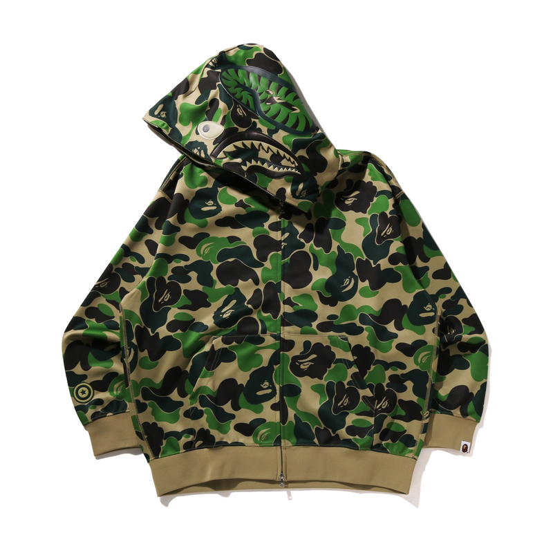 Мужское худи A BATHING APE SS25 ABC CAMO (зеленое)