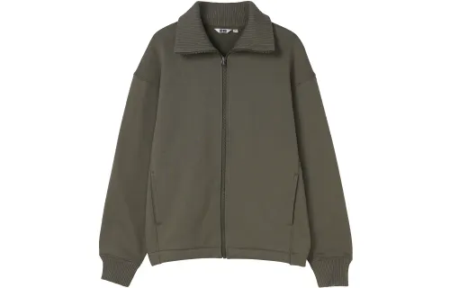 UNIQLO Jackets Men's Khaki Lapel Moderate Other