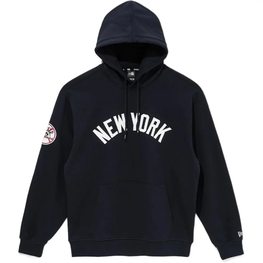 New Era Sweatshirts Unisex Blue Hooded (Non-detachable) Moderate