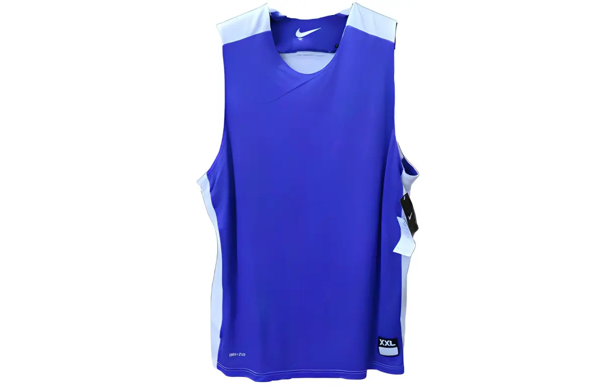 Nike T-Shirts Men's Dark Blue Crew Neck Moderate Straight Fit