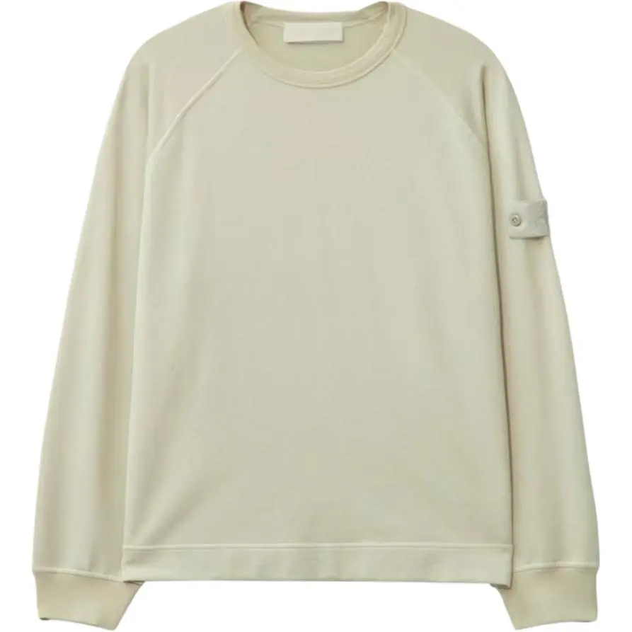 STONE ISLAND Ghost Logo Patch Crewneck Sweatshirt
