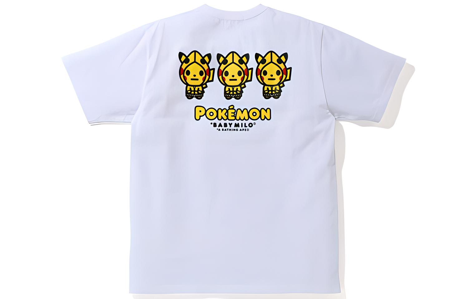 Футболка A BATHING APE A BATHING APE BAPE x POKEMON/ T (черная)