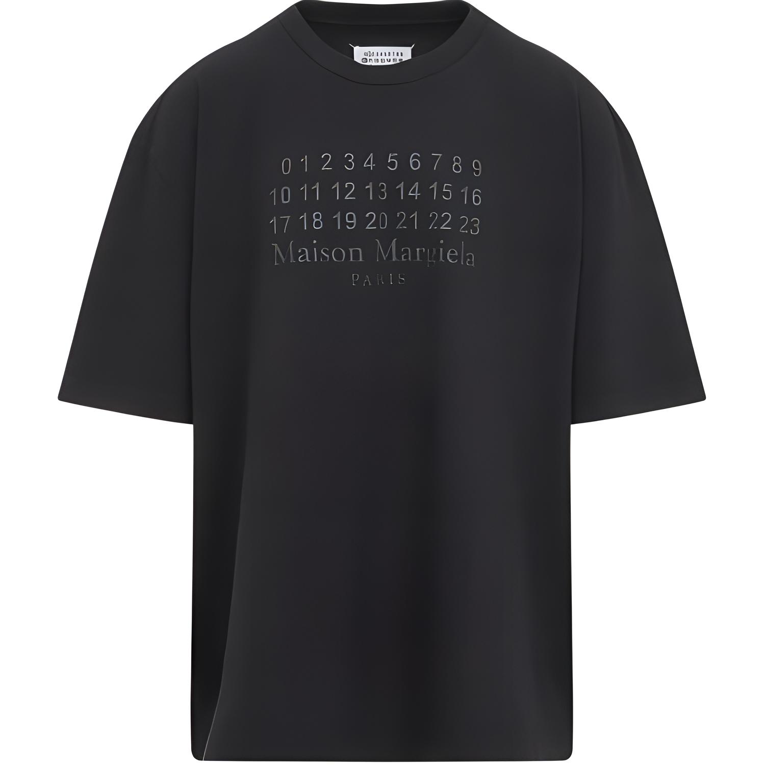 Мужская футболка Maison Margiela SS25 (черная)