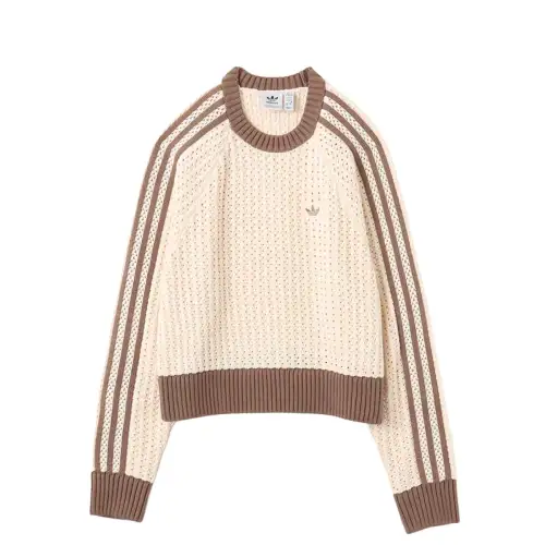 Adidas Originals KNITTEDADICOLOR Sweatshirt Unisex Ecru