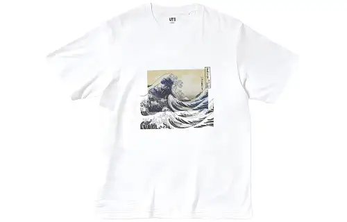 UNIQLO Straight T Shirt Unisex White