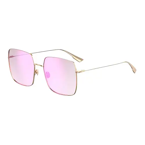 DIOR Square Sunglasses Women's Gold