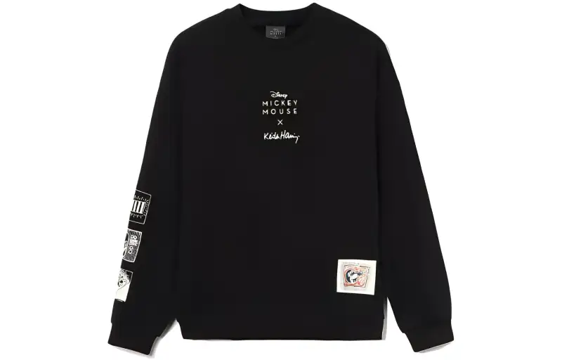 Li Ning x Disney Mickey X Keith Sweatshirt Men's Black