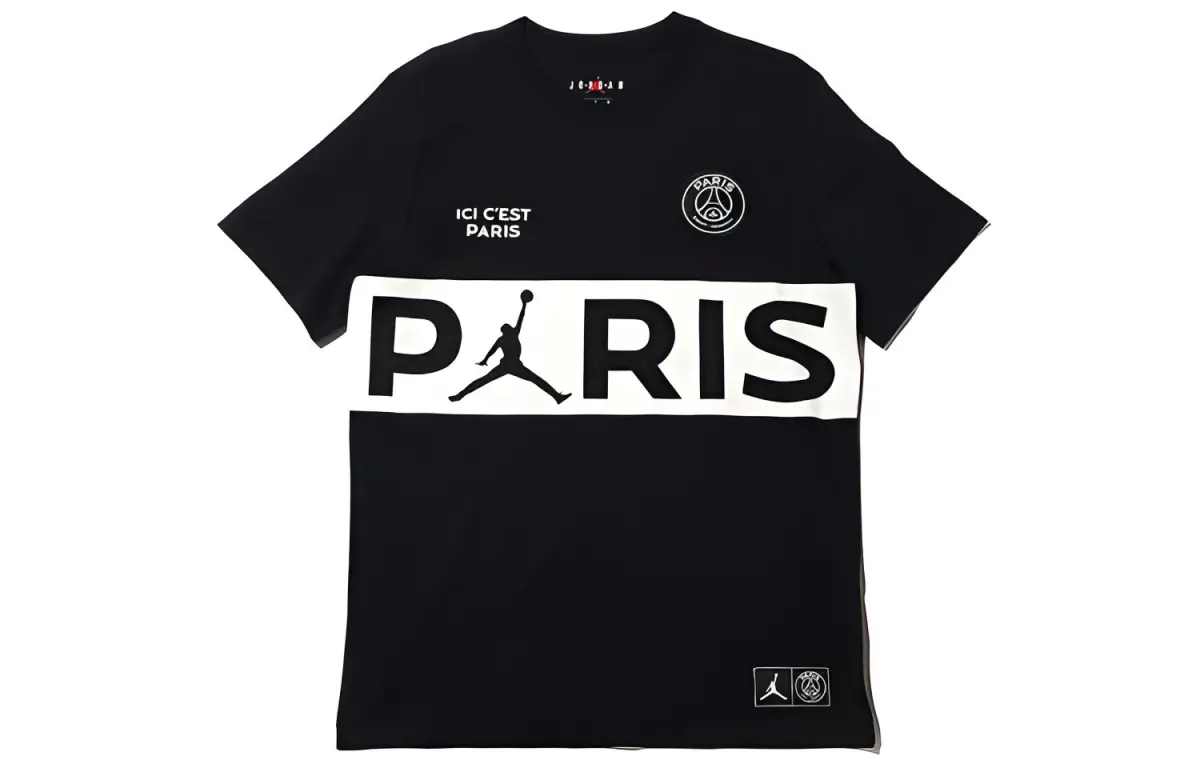 Jordan x PSG T Shirt Men's Black