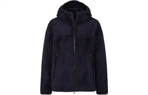 UNIQLO Jackets Unisex Navy Blue Hooded Moderate Other