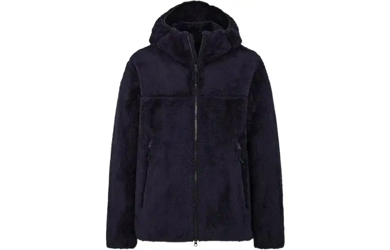 UNIQLO Jackets Unisex Navy Blue Hooded Moderate Other