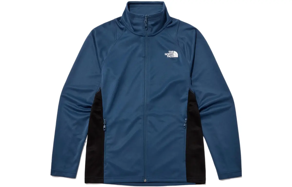 THE NORTH FACE Jackets Men's Marine Blue Stand Collar Moderate
