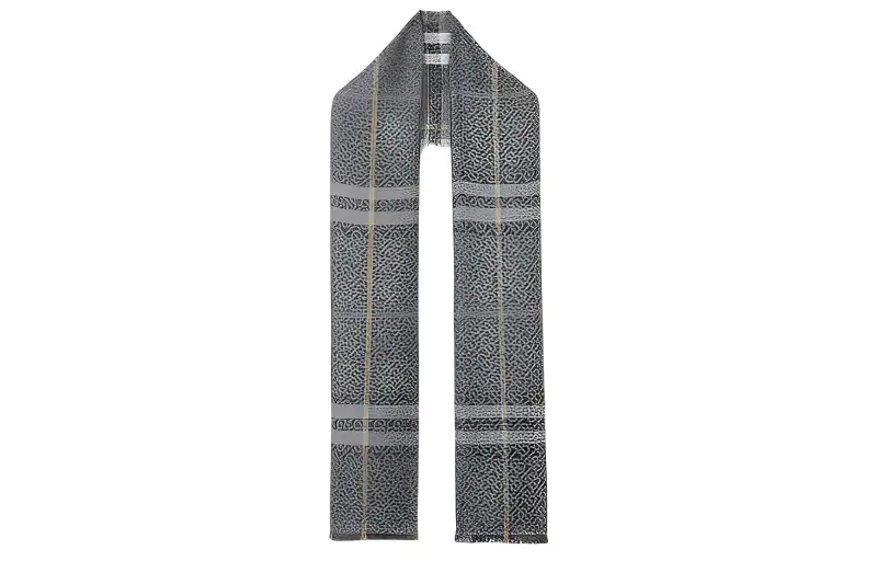 Burberry Knit Scarves Women's Gray