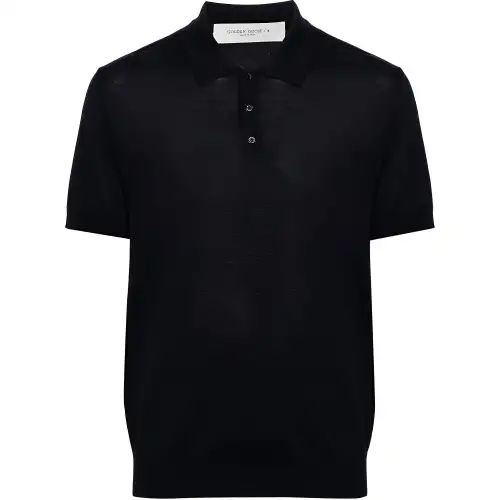 Golden Goose fine-knit polo shirt