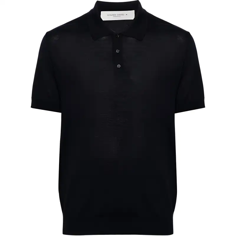 Golden Goose fine-knit polo shirt