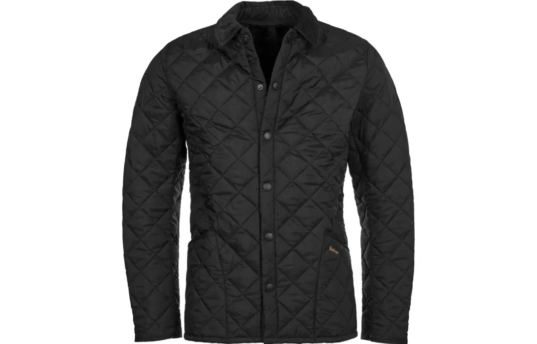 BARBOUR Jackets Men's Black Lapel Moderate Other
