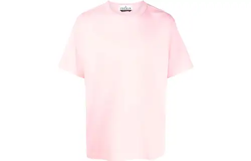 STONE ISLAND Embroidered logo T shirt