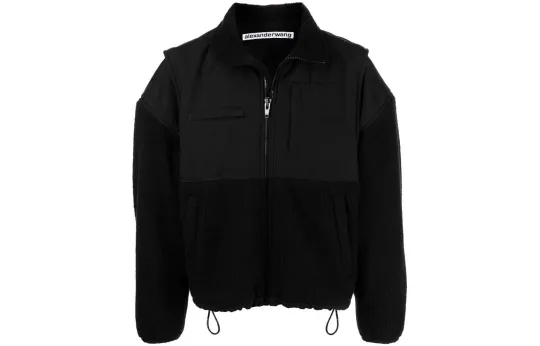 Alexander Wang Oversized Zip Fleece Jacket