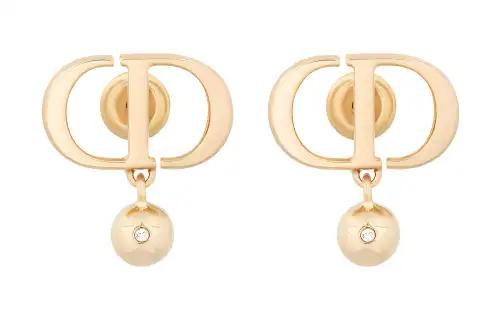 DIOR Earrings Women's Gold