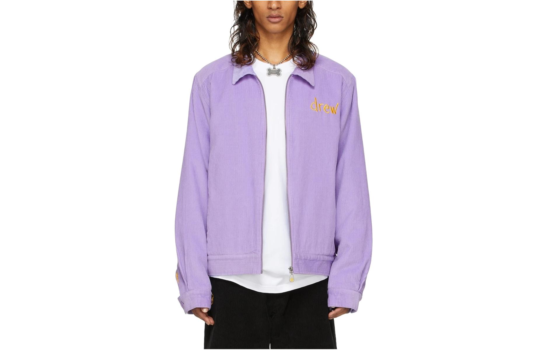 Drew House Letter Logo Series Jacket Men's Purple