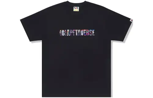 A BATHING APE T Shirts Men's Crew Neck Moderate Straight Fit