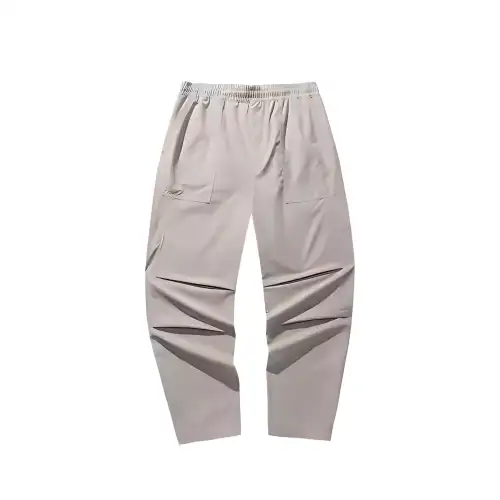 Anta Earthy Shell 2.0 Outdoor Collection Knitted Sweatpants Men's Cyan Smoke Gray