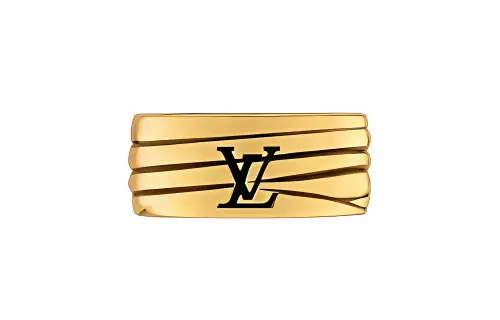 LOUIS VUITTON Metal Rings Unisex Gold