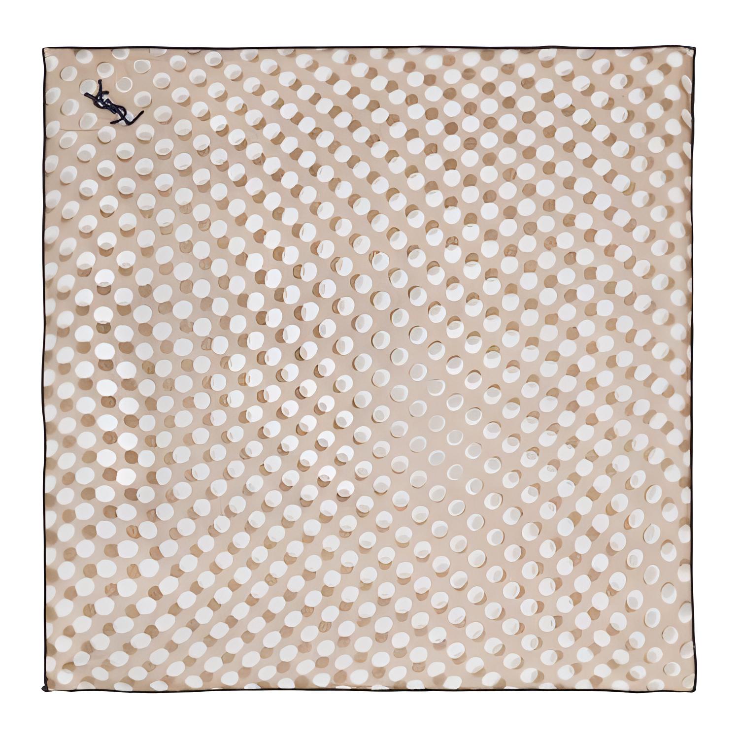 SAINT LAURENT 1980s Logo embroidered Handkerchief
