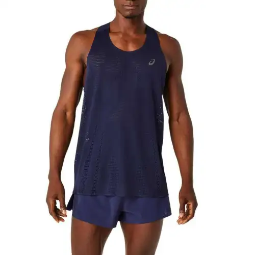 Asics Tank Tops Men's Dark Blue