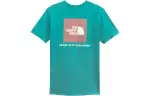 THE NORTH FACE T Shirts Men's Green Crew Neck Moderate Straight Fit