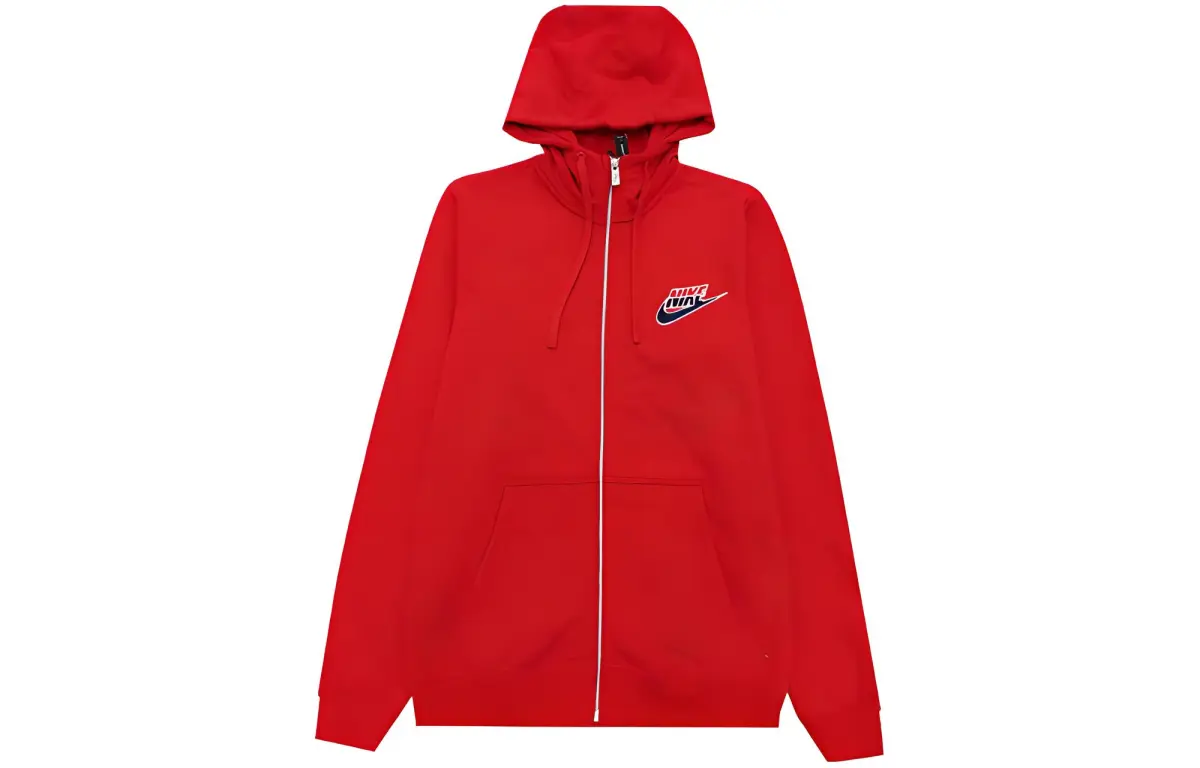 Nike Jackets Men's Red Hooded Moderate Other