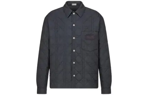 DIOR Logo Patch Long-Sleeved Jacket