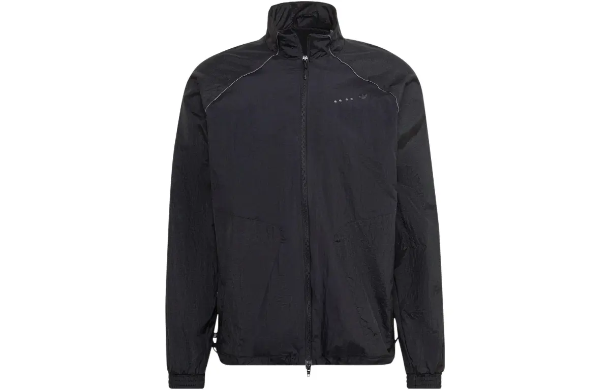 Adidas Originals MTRLMIX TRCKTT Jackets Men's Black Stand Collar Moderate