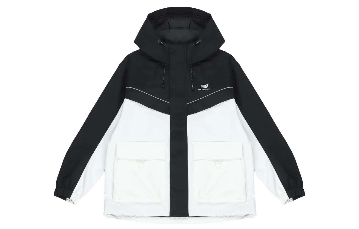New Balance Jackets Unisex Black Hooded Moderate Other