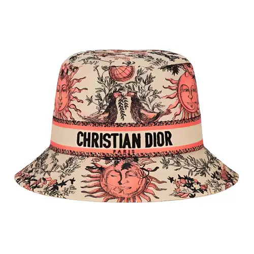 DIOR Polyamide Bucket Hats Women's Coral