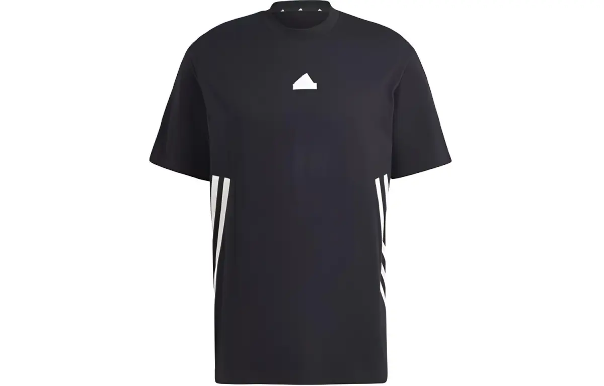 Adidas Future Icons 3 Stripes Tee T Shirt Men's Black