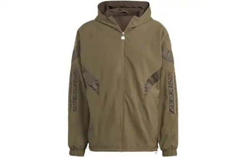 Adidas Originals Jackets Men's Olive Green Hooded Moderate Other