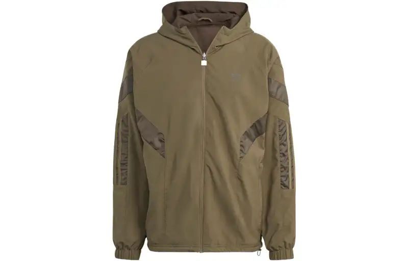Adidas Originals Jackets Men's Olive Green Hooded Moderate Other