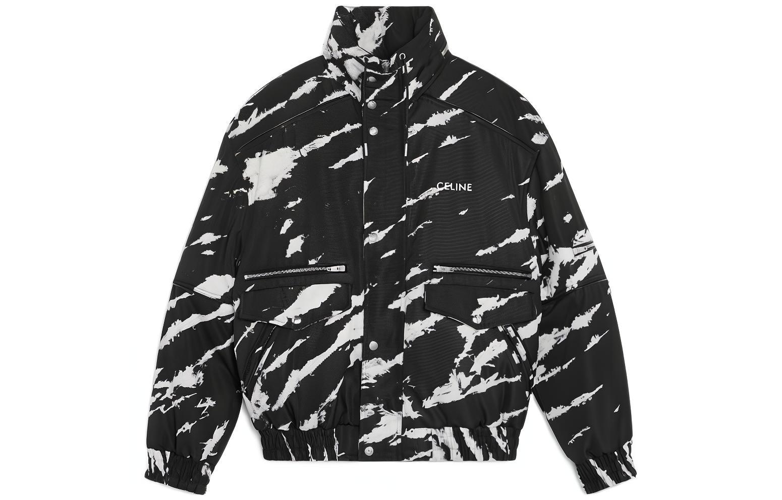Celine 2022 tie-dye bomber jacket