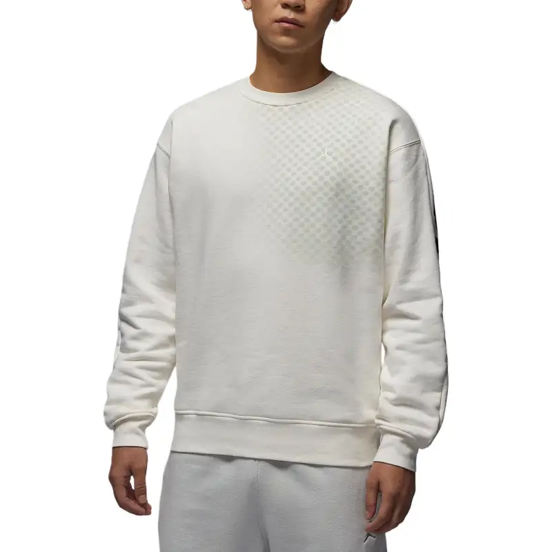 Jordan Apparel Sweatshirts Men's White Crew Neck Moderate